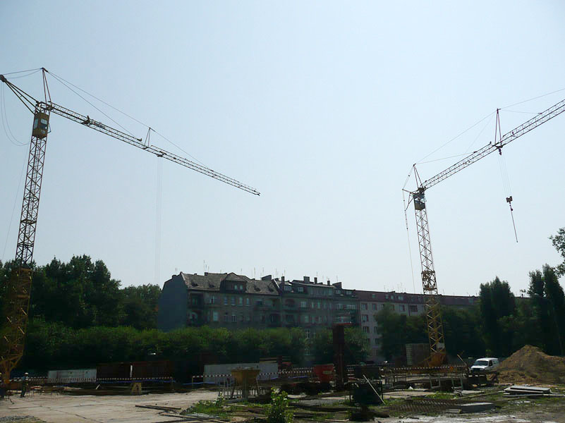Budowa Arkop, ul. Dyrekcyjna, Gajowa, 2008