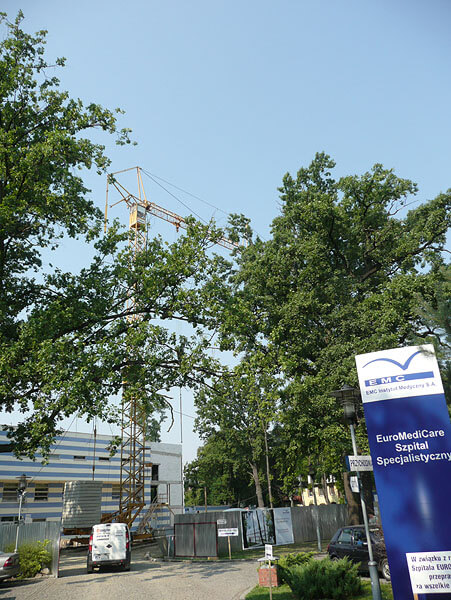 Rozbudowa szpitala Euromedicare, AS-BUD, ul. Pilczycka, 2007