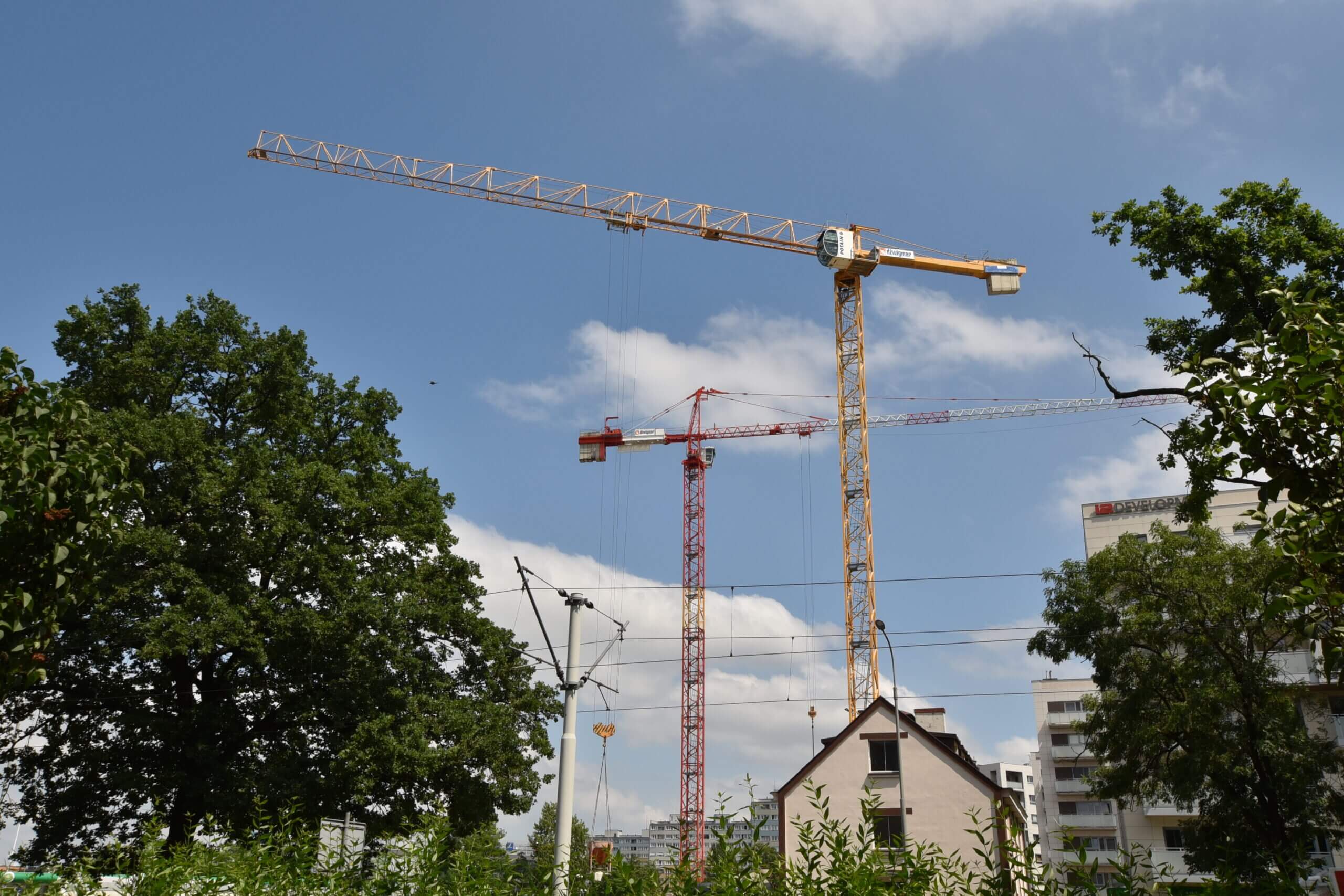 Budowa I2 Development, KPB, ul. Grabiszyńska, Hallera, 2021