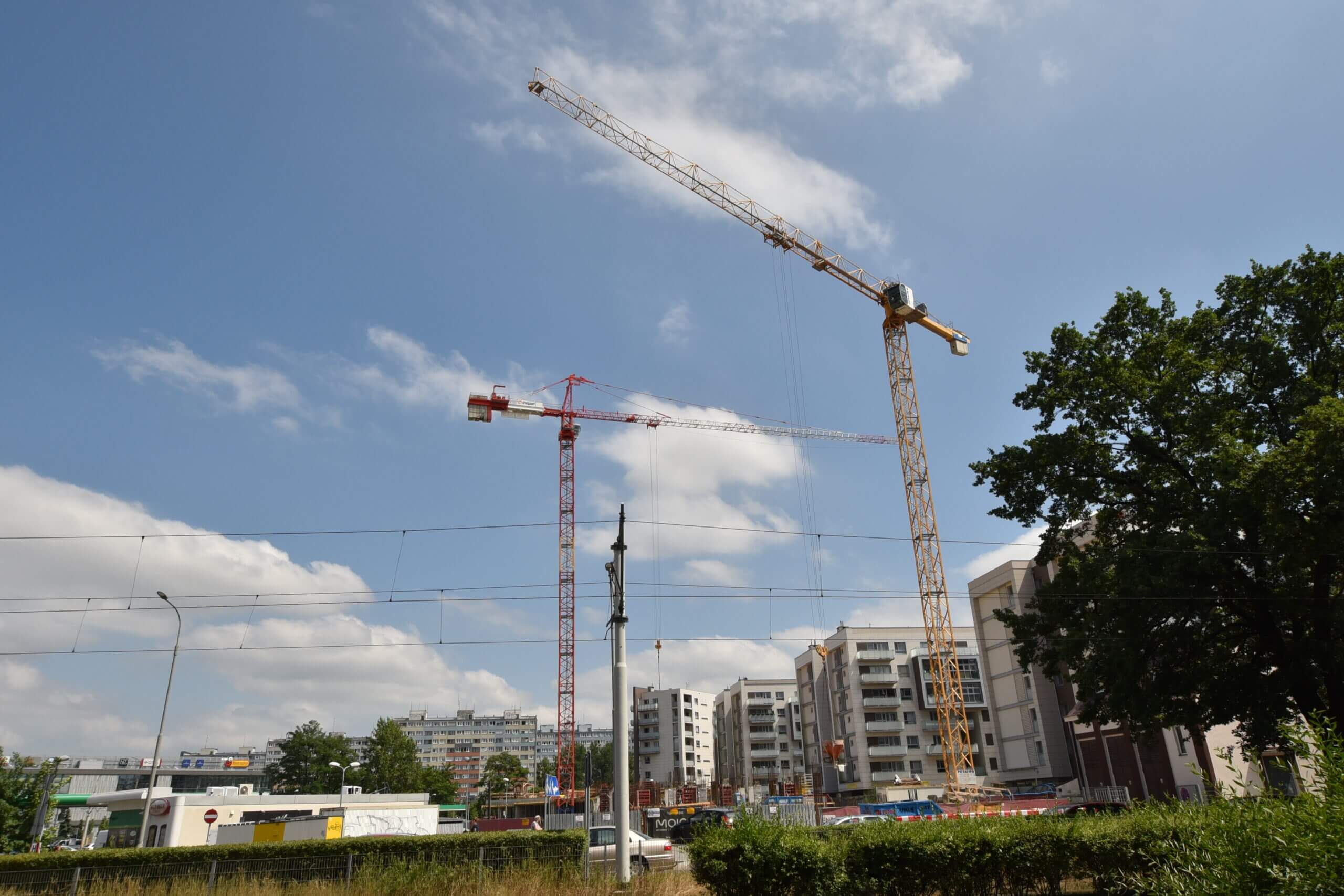 Budowa I2 Development, KPB, ul. Grabiszyńska, Hallera, 2021