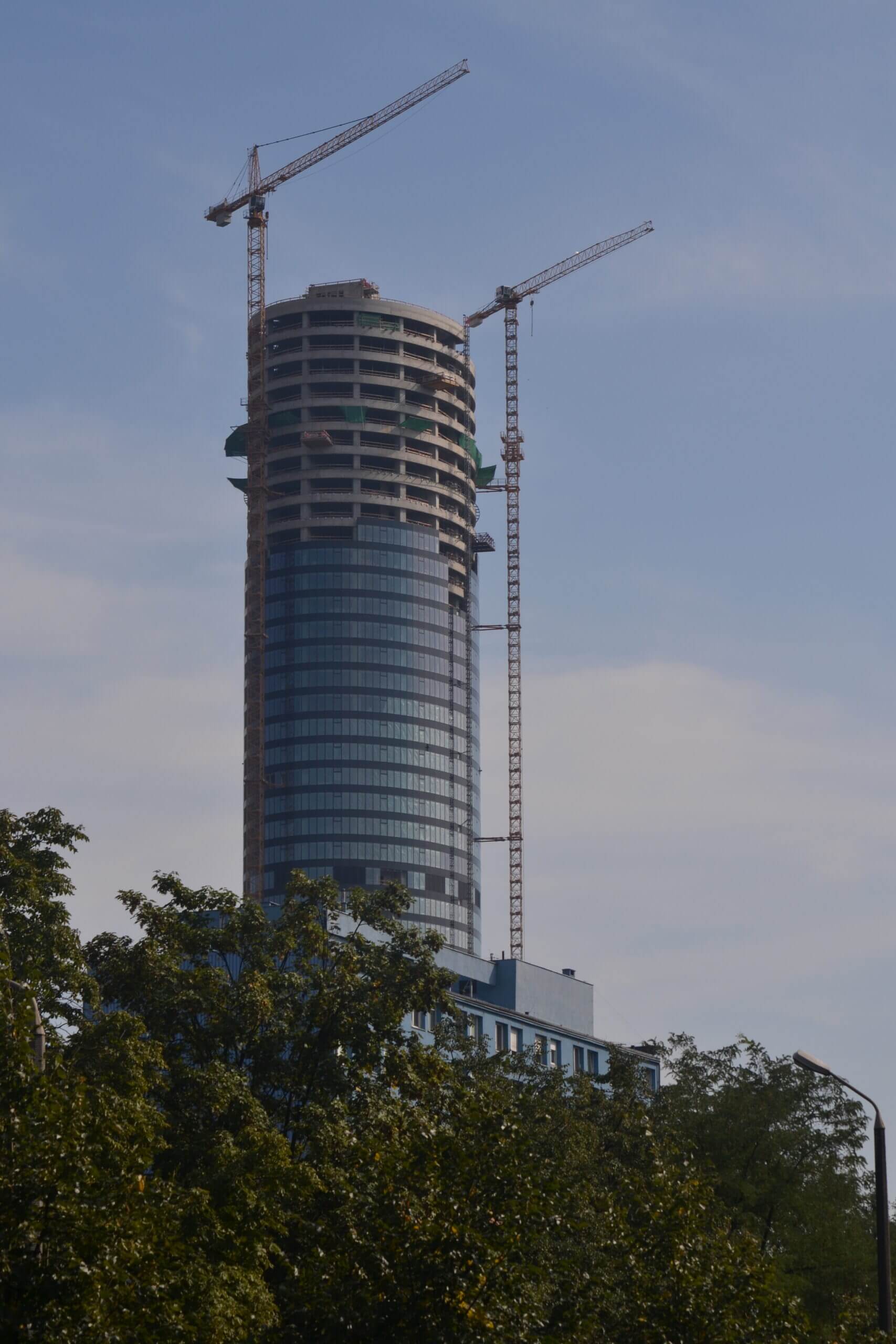Budowa LC Corp., kompleks Sky Tower, ul. Powstańców Śląskich, Wielka, Hirszfelda, 2008-2011