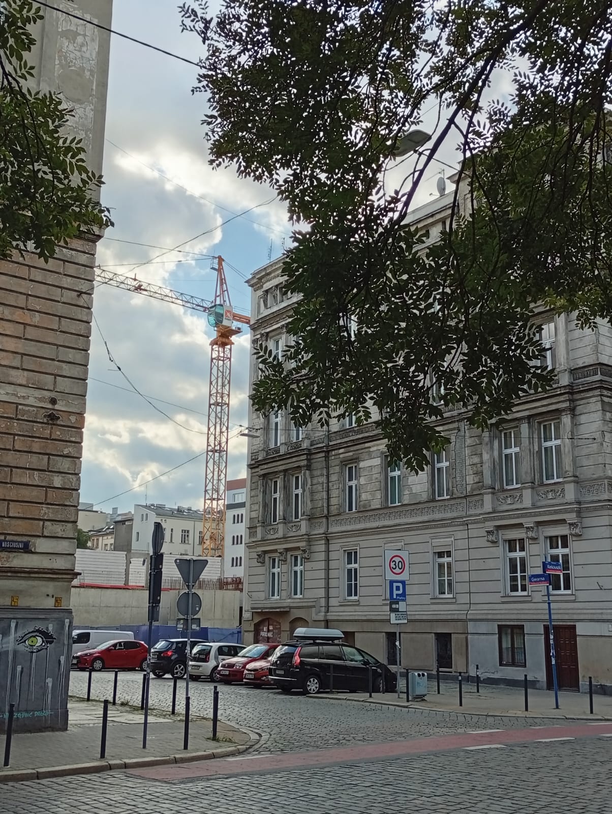 Budowa OPEX, ul. Gwarna, Wrocław, 2025 r.