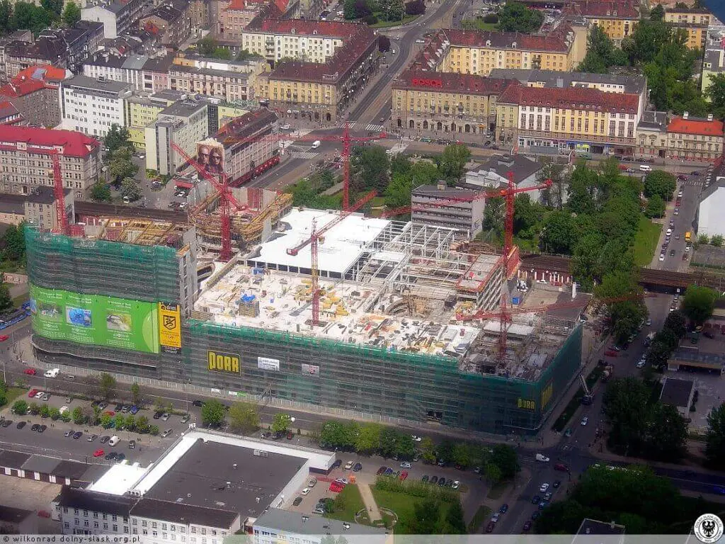 Budowa LC Corp, Arkady Wrocławskie, 2005-2007